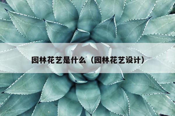 园林花艺是什么（园林花艺设计）